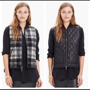 Madewell Reversible Vest in Copeland Plaid